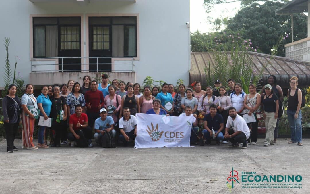 Desarrollamos el Plan Integral de Formación en Derechos Humanos, Ambientales y de Género en la Amazonía Ecuatoriana